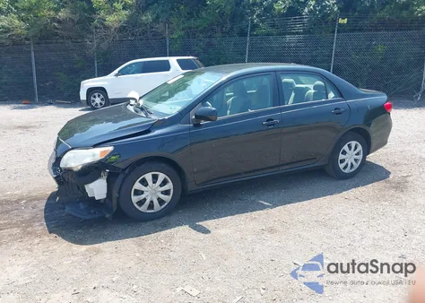 2009 Toyota Corolla Le из США, поврежденный, VIN JTDBL40E499083475